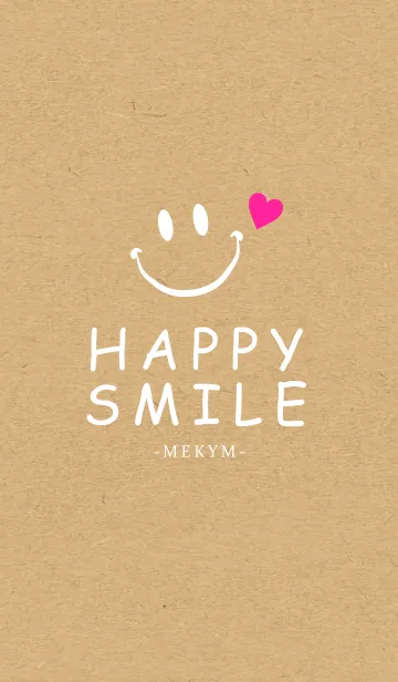 [LINE着せ替え] HAPPY SMILE KRAFT 3 -MEKYM-の画像1