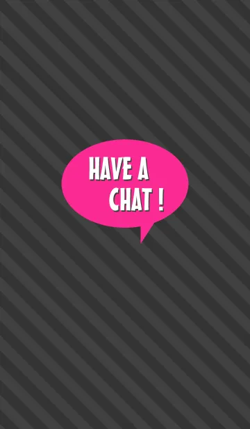 [LINE着せ替え] HAVE A CHAT！[Pink]の画像1