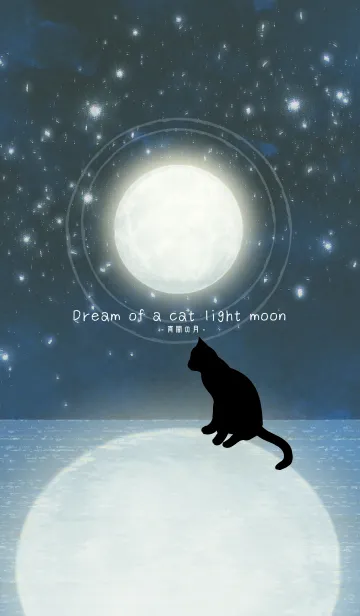 [LINE着せ替え] Dream of a cat light moon -宵闇の月-の画像1