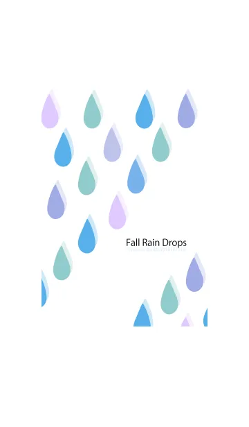 [LINE着せ替え] Fall Rain Dropsの画像1