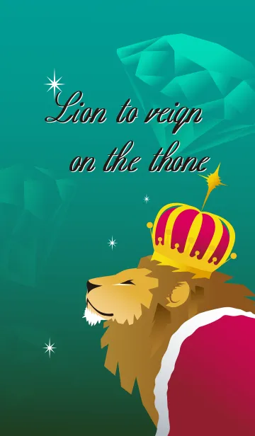 [LINE着せ替え] 王座に君臨するライオンの画像1
