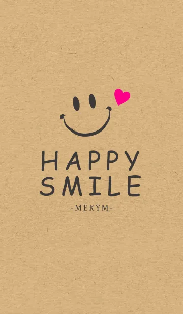 [LINE着せ替え] HAPPY SMILE KRAFT 4 -MEKYM-の画像1