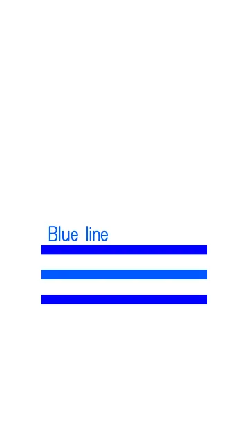[LINE着せ替え] 青い線の画像1