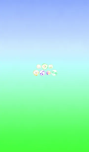 [LINE着せ替え] パステル飴玉ライトグリーンの画像1