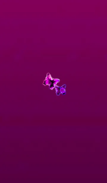 [LINE着せ替え] 光の蝶々パープルピンクの画像1