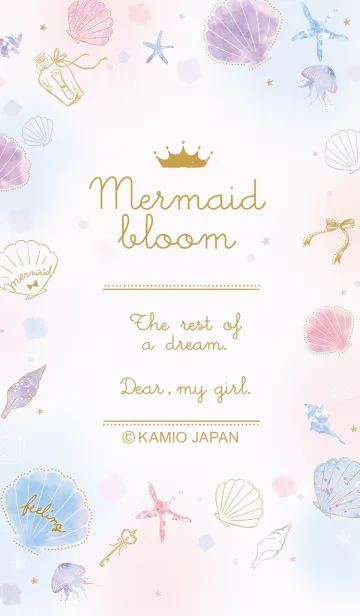 [LINE着せ替え] Mermaid Bloomの画像1