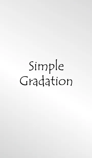 [LINE着せ替え] Simple Gradation -SILVER-の画像1