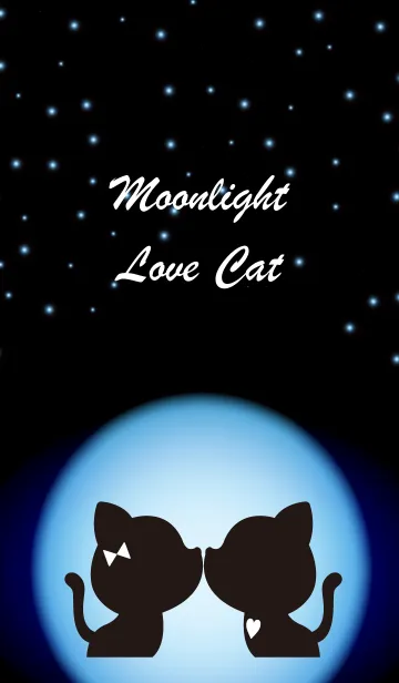 [LINE着せ替え] Moonlight Love Cat2.の画像1