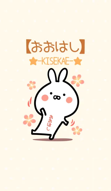 [LINE着せ替え] ☆【おおはし】のウサギ着せかえ☆の画像1