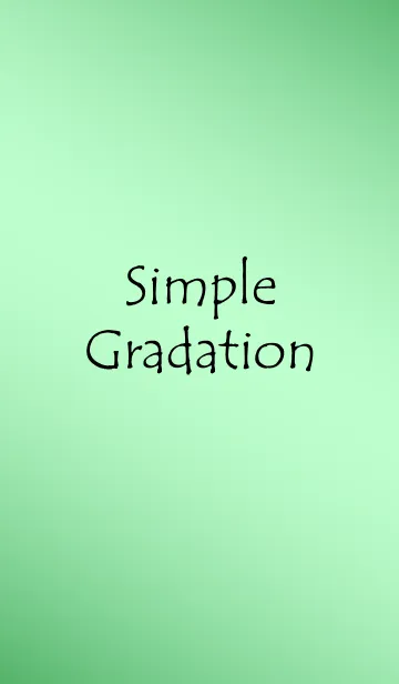 [LINE着せ替え] Simple Gradation -Shiny Green-の画像1