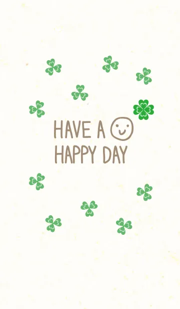 [LINE着せ替え] 幸運のクローバー-スマイル27-の画像1