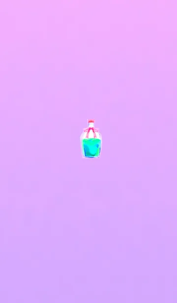 [LINE着せ替え] 幸福の小瓶ブルーグリーンの画像1