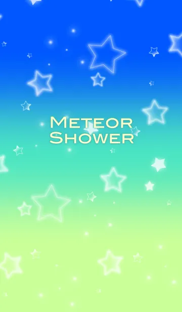 [LINE着せ替え] Meteor Shower B'の画像1
