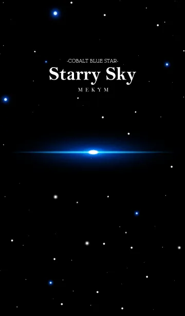 [LINE着せ替え] Starry Sky -COBALT BLUE STAR-の画像1