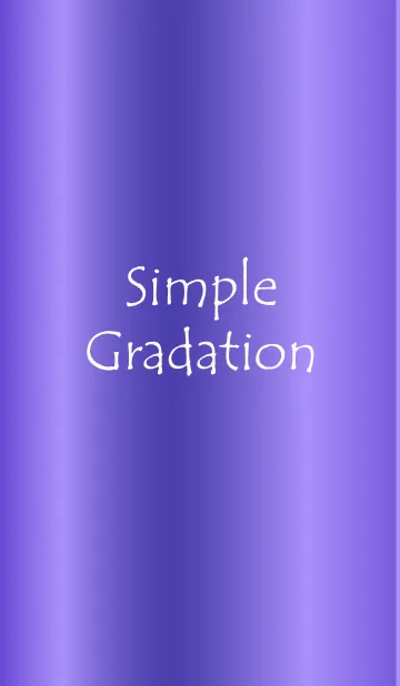 [LINE着せ替え] Simple Gradation -GLOSSY PURPLE-の画像1