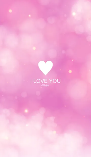 [LINE着せ替え] I LOVE YOU [CHERRY PINK]の画像1