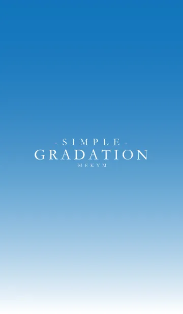 [LINE着せ替え] SKY BLUE GRADATION -SIMPLE-の画像1