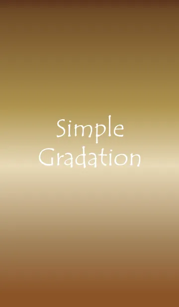 [LINE着せ替え] Simple Gradation -Shiny Brown 2-の画像1