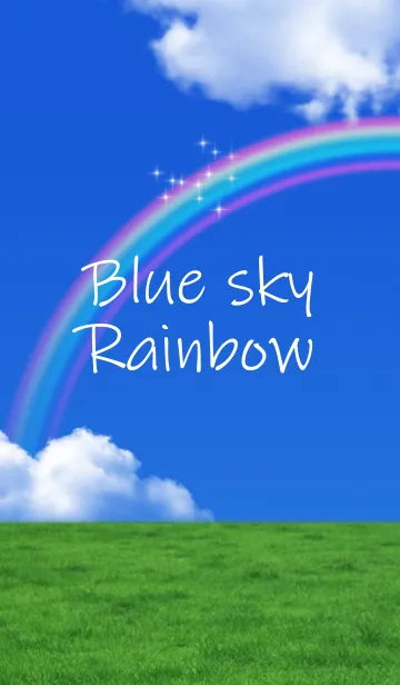[LINE着せ替え] Blue sky Rainbowの画像1