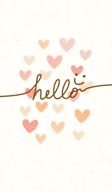 [LINE着せ替え] 大人スマイル-ハート5-の画像1