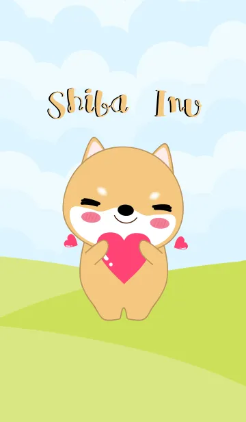 [LINE着せ替え] Lovely Shiba Inu Theme (jp)の画像1