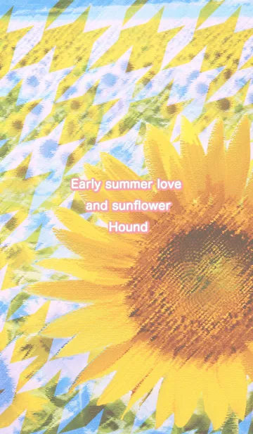 [LINE着せ替え] Early summer love and sunflower Houndの画像1