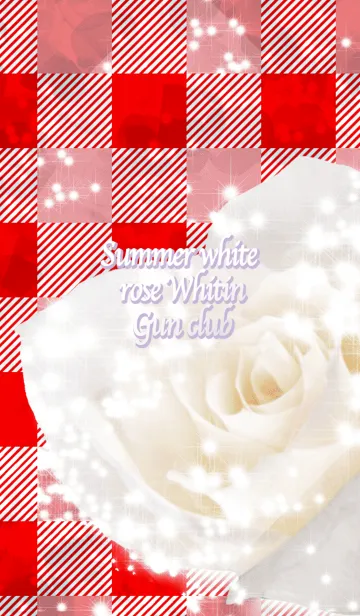 [LINE着せ替え] Summer white rose Whitin Gun clubの画像1