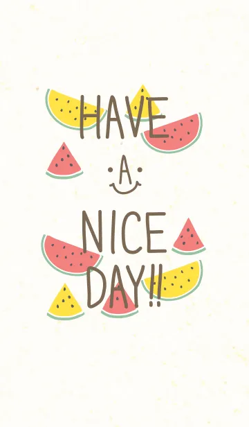 [LINE着せ替え] 夏 スイカ-スマイル29-の画像1