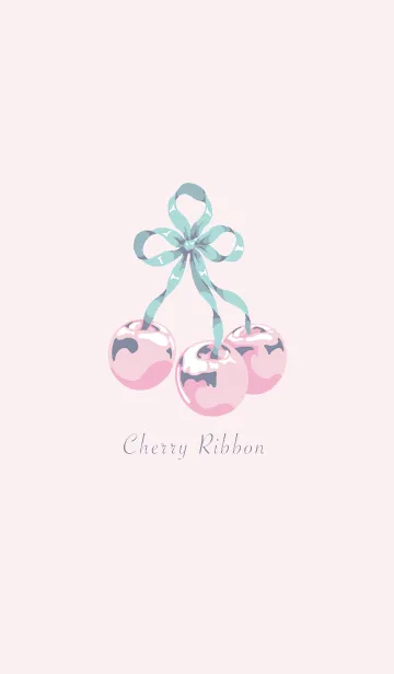 [LINE着せ替え] Cherry Ribbonの画像1