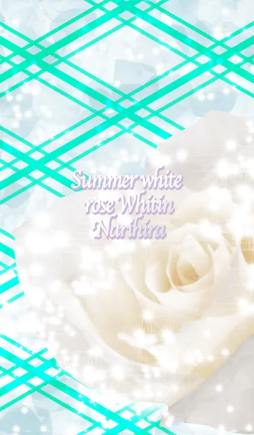 [LINE着せ替え] Summer white rose Whitin Narihiraの画像1