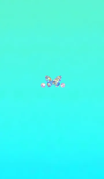 [LINE着せ替え] ラッキーラメシンボル水色の画像1