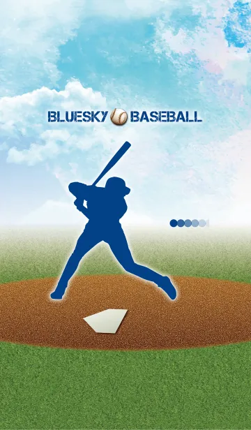 [LINE着せ替え] 青空と野球 【BLUESKY BASEBALL】の画像1