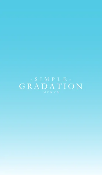 [LINE着せ替え] SKY BLUE GRADATION 2 -SIMPLE-の画像1