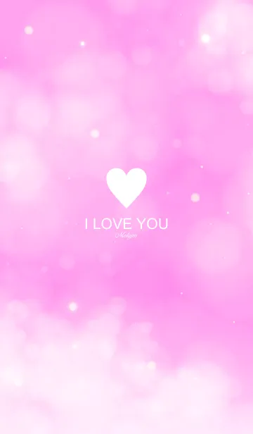 [LINE着せ替え] I LOVE YOU [PINK]の画像1