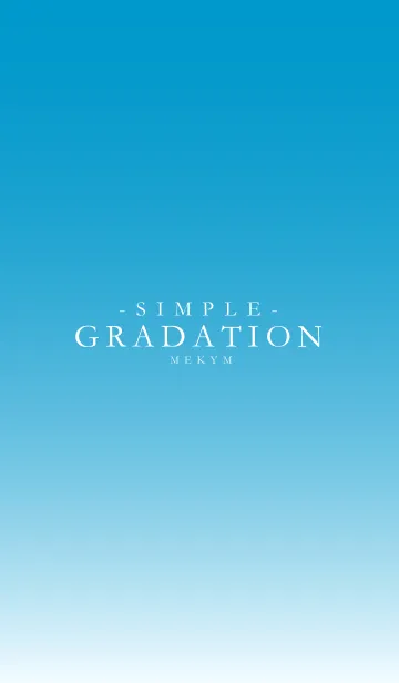 [LINE着せ替え] SKY BLUE GRADATION 3 -SIMPLE-の画像1