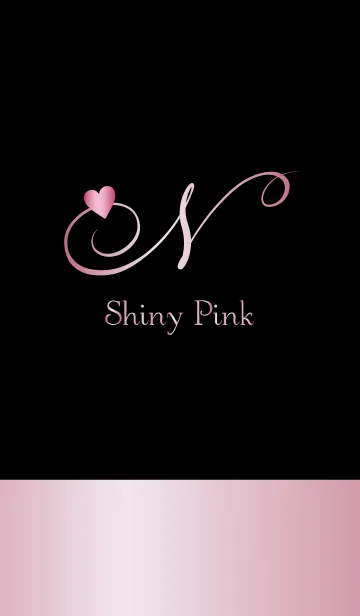 [LINE着せ替え] INITIAL N -Shiny Pink-の画像1