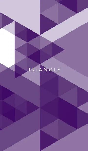 [LINE着せ替え] triangle deep purpleの画像1