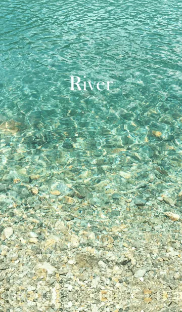 [LINE着せ替え] Like the flow of a river.の画像1