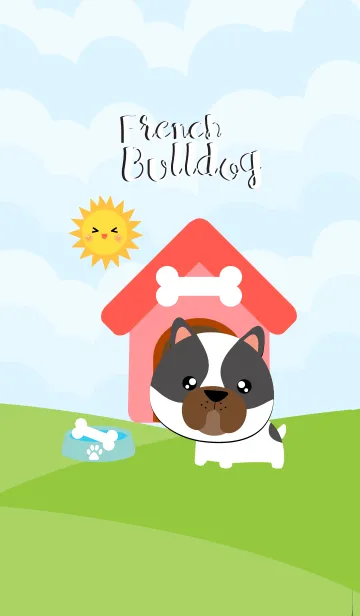 [LINE着せ替え] Lovely french bulldog Theme (jp)の画像1