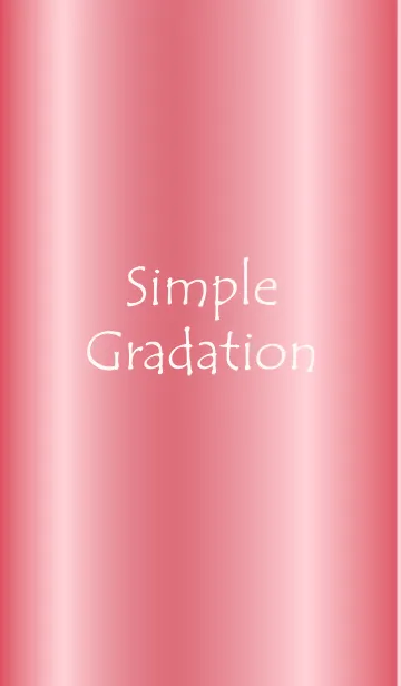 [LINE着せ替え] Simple Gradation -GLOSSY PINK2-の画像1