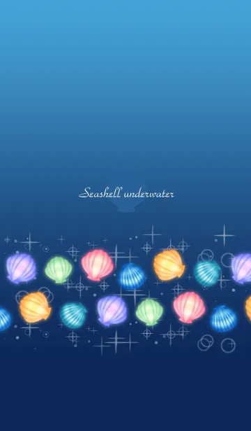 [LINE着せ替え] Seashell underwaterの画像1
