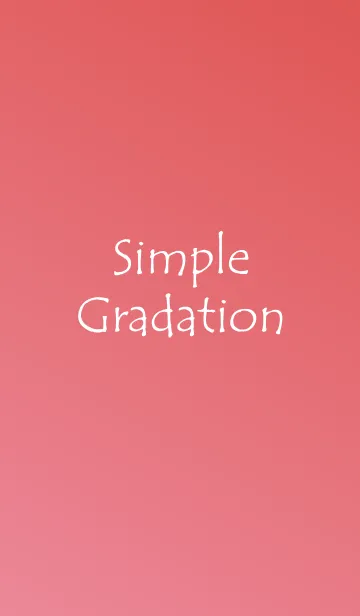 [LINE着せ替え] Simple Gradation -RED 3-の画像1