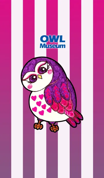 [LINE着せ替え] フクロウ 博物館 106 - Tender Owlの画像1
