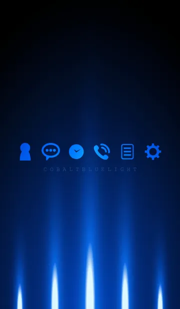 [LINE着せ替え] COBALT BLUE LIGHT 2の画像1