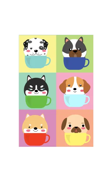 Dog In The Cup Theme (jp)の着せ替えメイン画像