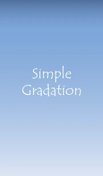 [LINE着せ替え] Simple Gradation -SKY 3-の画像1