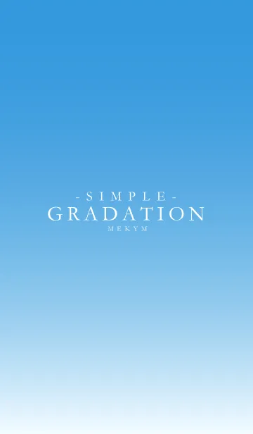 [LINE着せ替え] SKY BLUE GRADATION 4 -SIMPLE-の画像1