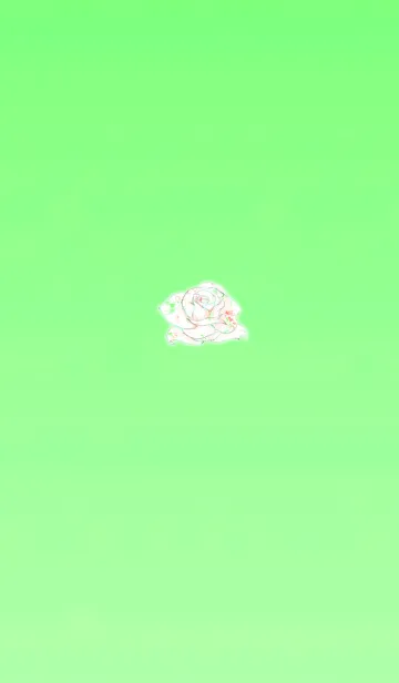 [LINE着せ替え] 清楚なバラグリーンの画像1