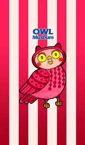 [LINE着せ替え] フクロウ 博物館 107 - Incredible Owlの画像1