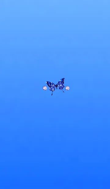[LINE着せ替え] 運気が上がるサファイア蝶3の画像1